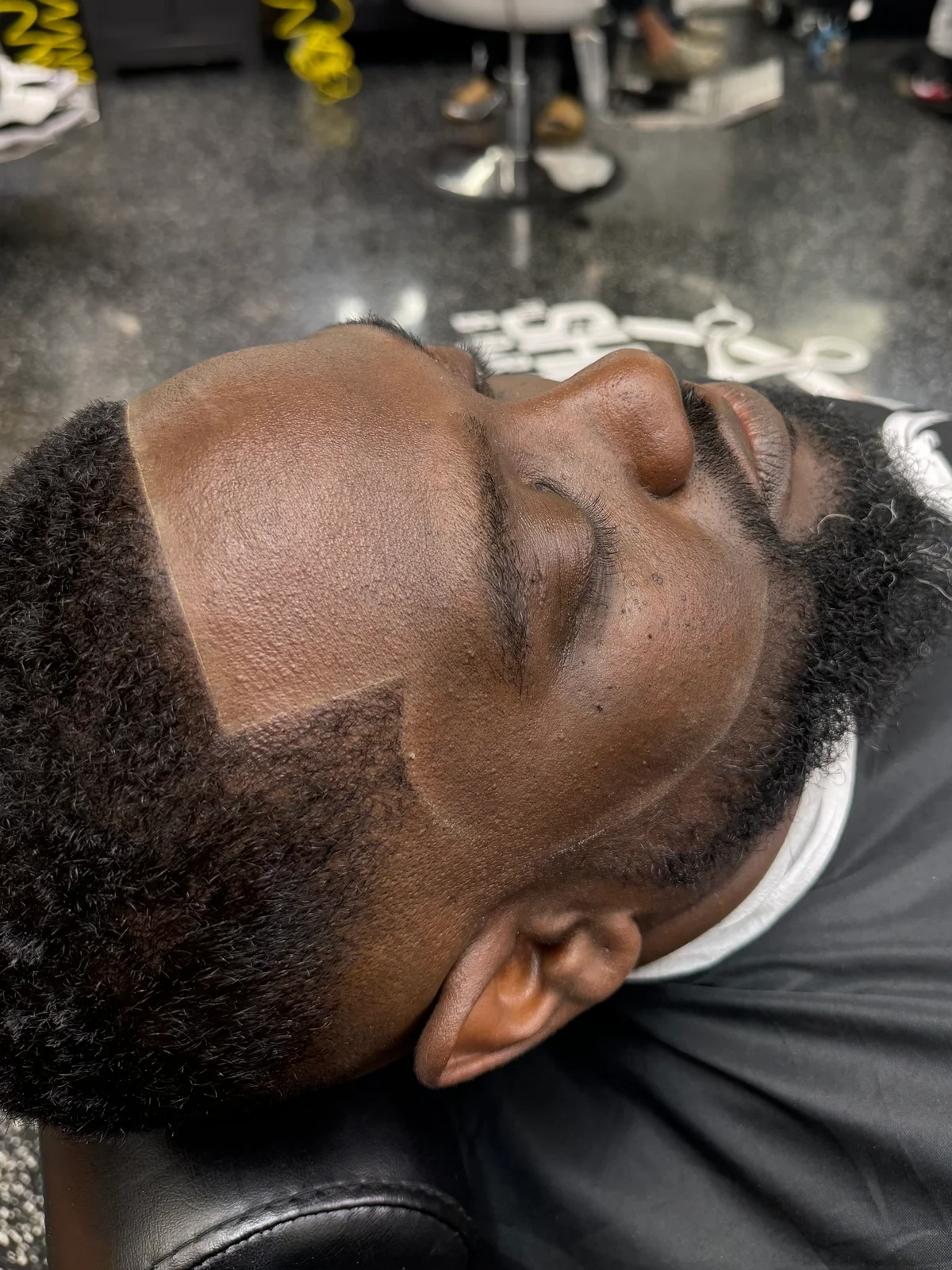 Hairline & beard detail