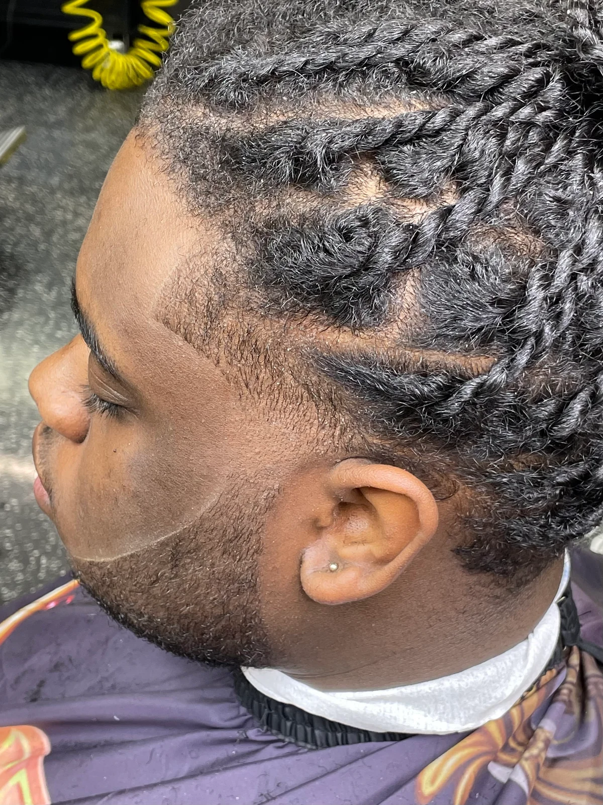 Braids & beard detail