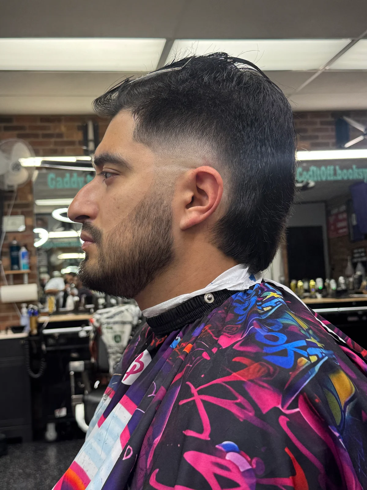Burst fade & beard